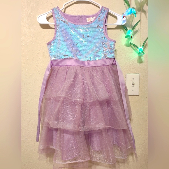 Sparkling Blue and Purple Dress